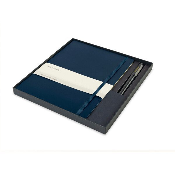 Moleskine® X-Large Notebook & Kaweco Pen Gift Set