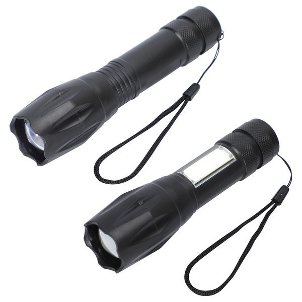 Best Buddy Tools® Duo Beam Rechargeable LED & COB Flashlight