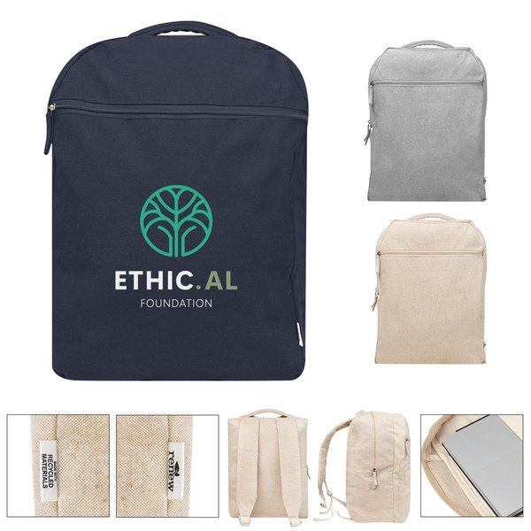 Arden Recycled Cotton Laptop Backpack