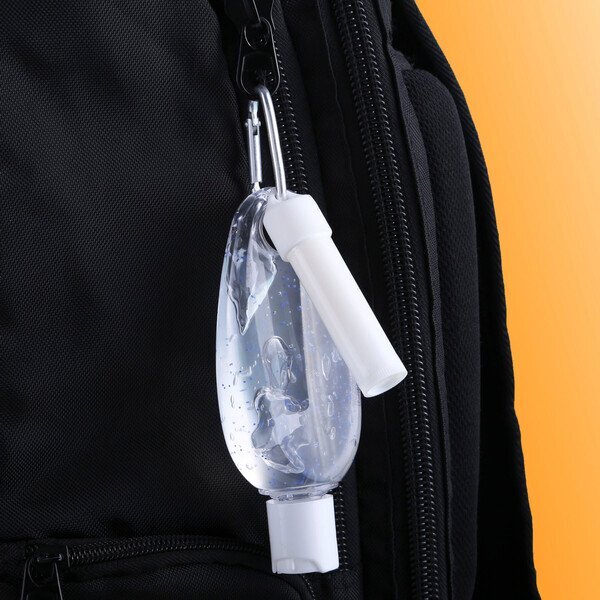 Moisturizing Sanitizer & Lip Moisturizer SPF15 Carabiner Kit