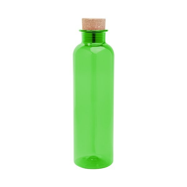 Maddie rPET Bottle w/ Cork Lid, 20oz.