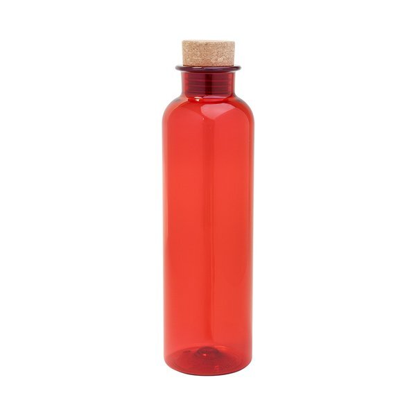 Maddie rPET Bottle w/ Cork Lid, 20oz.