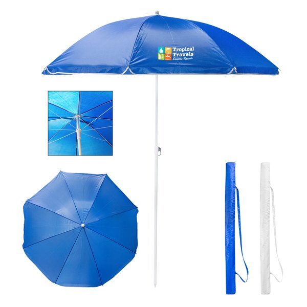Beach Manual Open Umbrella, 70" Arc