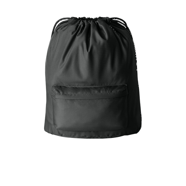 Port Authority® Matte Diamond Polyester Pocket Cinchpack