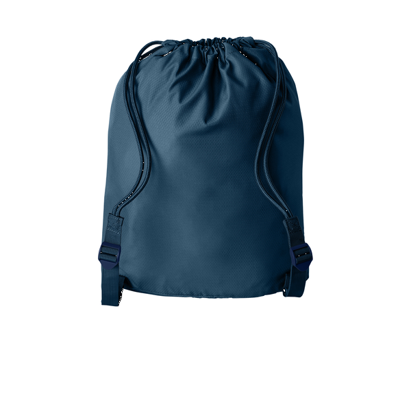 Port Authority® Matte Diamond Polyester Pocket Cinchpack