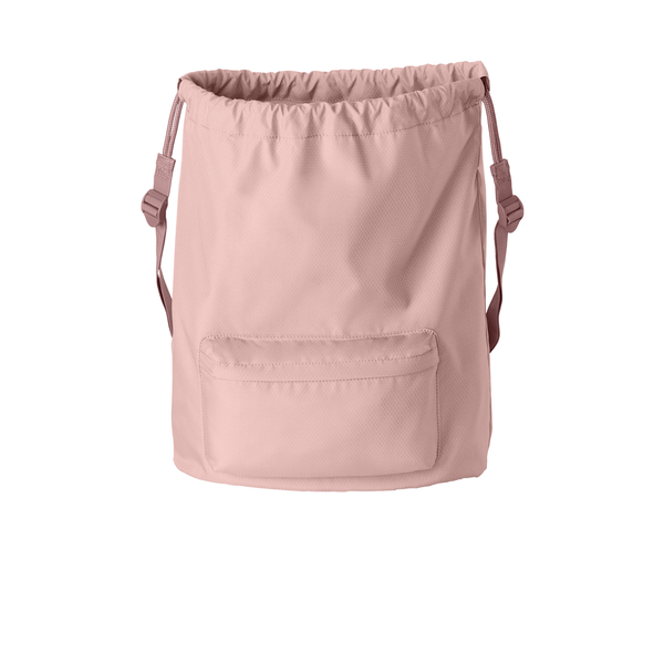 Port Authority® Matte Diamond Polyester Pocket Cinchpack