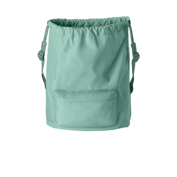 Port Authority® Matte Diamond Polyester Pocket Cinchpack
