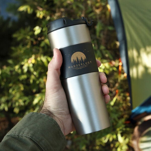 French Presso Stainless Coffee Tumbler