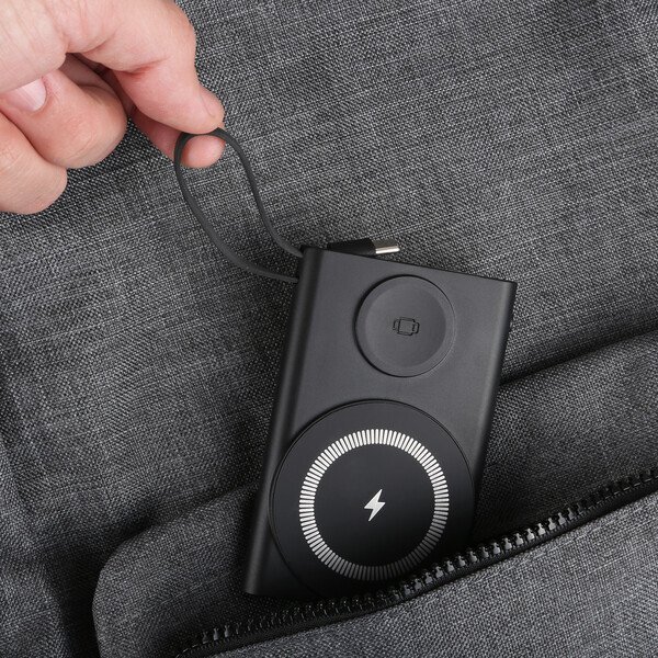 Power Lynx Wireless Charging Power Bank, 5000mAh