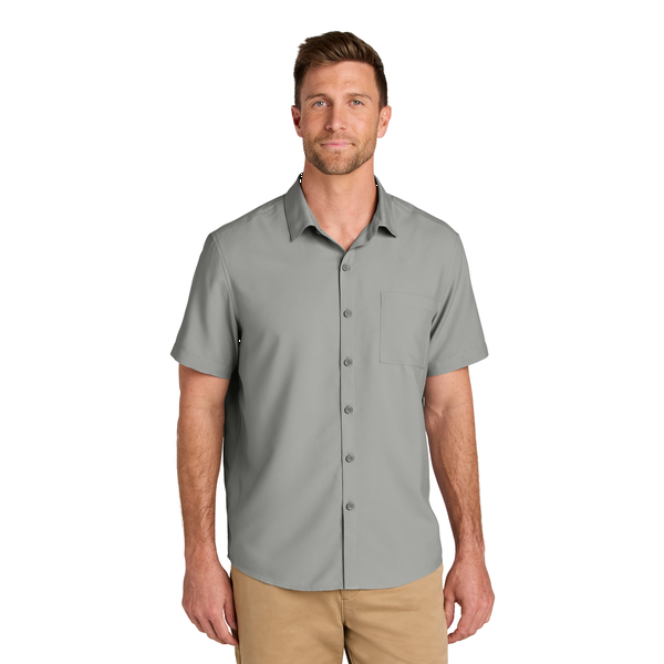 Port Authority® Short Sleeve Polyester UV Dockside Men's Shirt