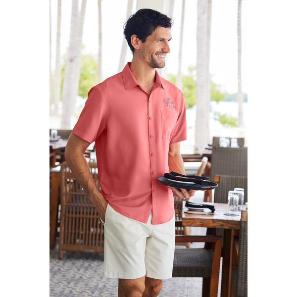 Port Authority® Short Sleeve Polyester UV Dockside Men's Shirt