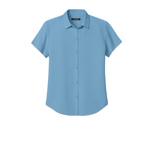 Port Authority® Short Sleeve Polyester UV Dockside Ladies' Shirt