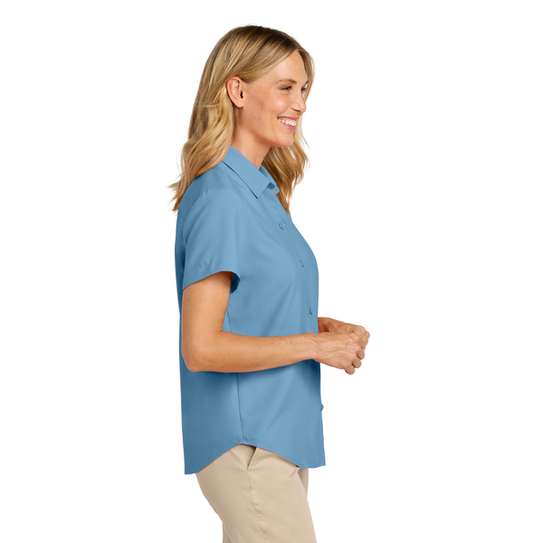Port Authority® Short Sleeve Polyester UV Dockside Ladies' Shirt