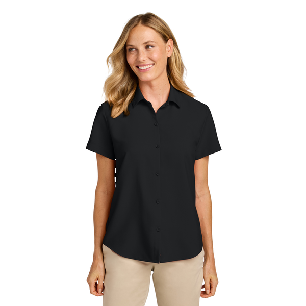 Port Authority® Short Sleeve Polyester UV Dockside Ladies' Shirt