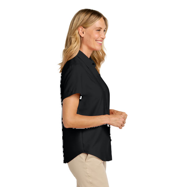 Port Authority® Short Sleeve Polyester UV Dockside Ladies' Shirt