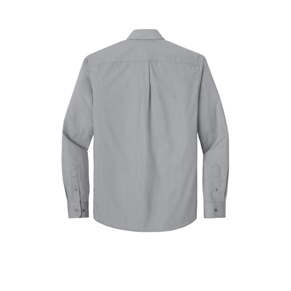 Port Authority® Long Sleeve Nailhead Cotton/Recycled Poly Easy Care Men's Shirt