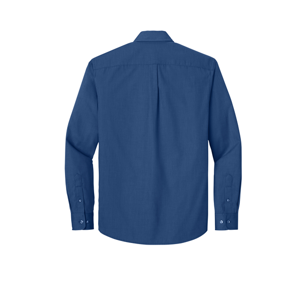 Port Authority® Long Sleeve Nailhead Cotton/Recycled Poly Easy Care Men's Shirt