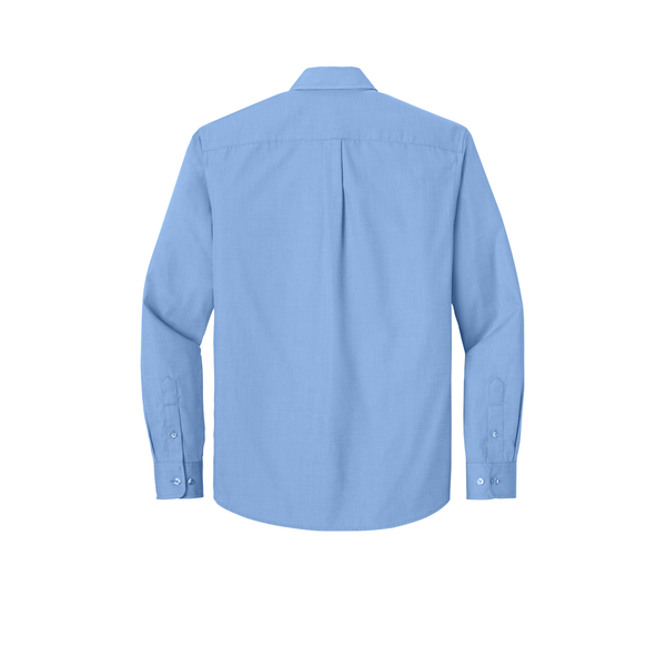 Port Authority® Long Sleeve Nailhead Cotton/Recycled Poly Easy Care Men's Shirt
