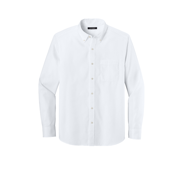 Port Authority® Long Sleeve Nailhead Cotton/Recycled Poly Easy Care Men's Shirt