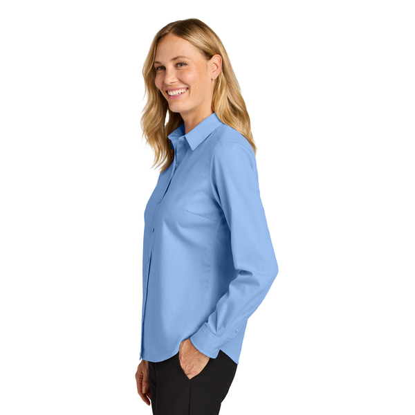 Port Authority® Long Sleeve Nailhead Cotton/Recycled Poly Easy Care Ladies' Shirt