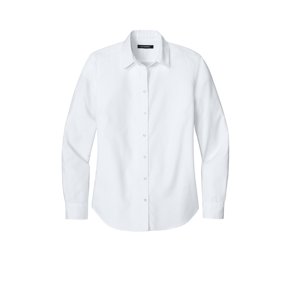 Port Authority® Long Sleeve Nailhead Cotton/Recycled Poly Easy Care Ladies' Shirt
