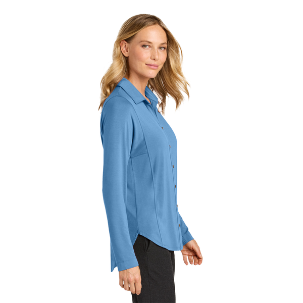 Port Authority® Luxe Knit Button Ladies' Tunic