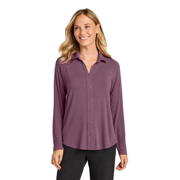 Port Authority® Luxe Knit Button Ladies' Tunic