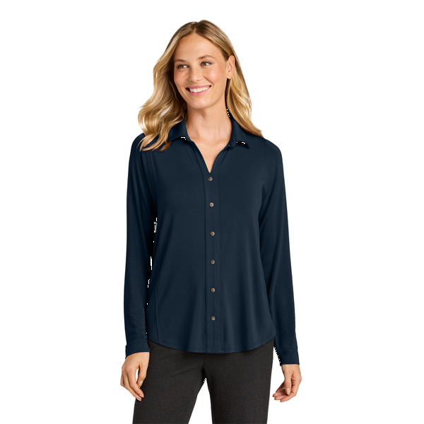 Port Authority® Luxe Knit Button Ladies' Tunic