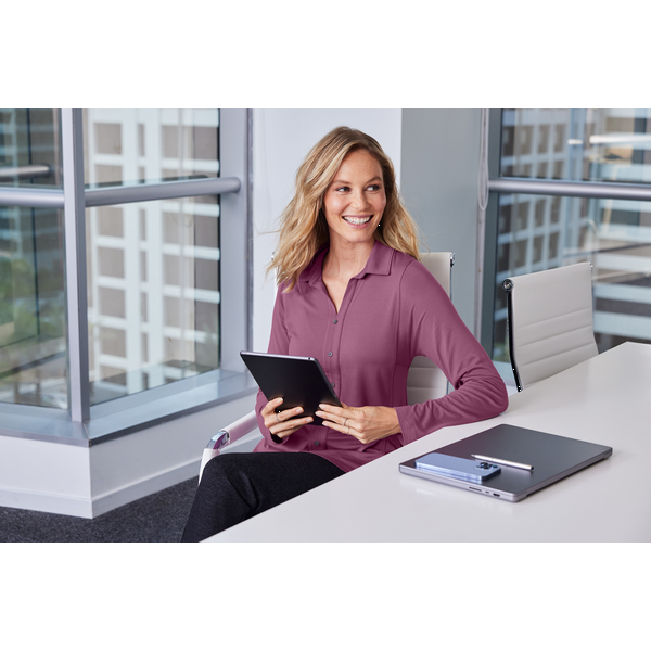 Port Authority® Luxe Knit Button Ladies' Tunic