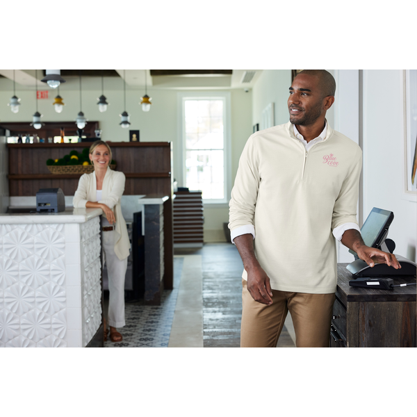 Port Authority® Breakwater Cotton/Poly 1/4 Zip Men's Pullover