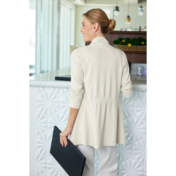 Port Authority® Breakwater Cotton/Poly Ladies' Open Cardigan
