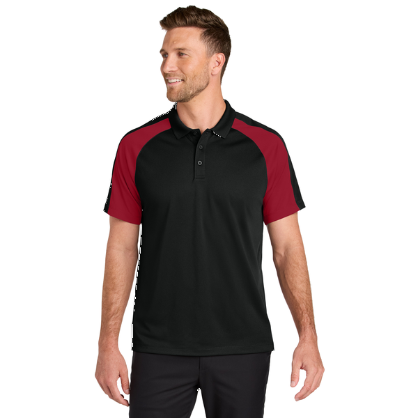 Port Authority® Wearever Performance Polyester Pique Colorblock Men's Polo