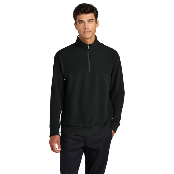 MERCER+METTLE™ Linear Texture Tri-Blend Men's 1/4 Zip