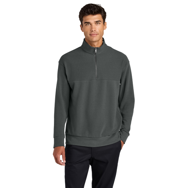 MERCER+METTLE™ Linear Texture Tri-Blend Men's 1/4 Zip