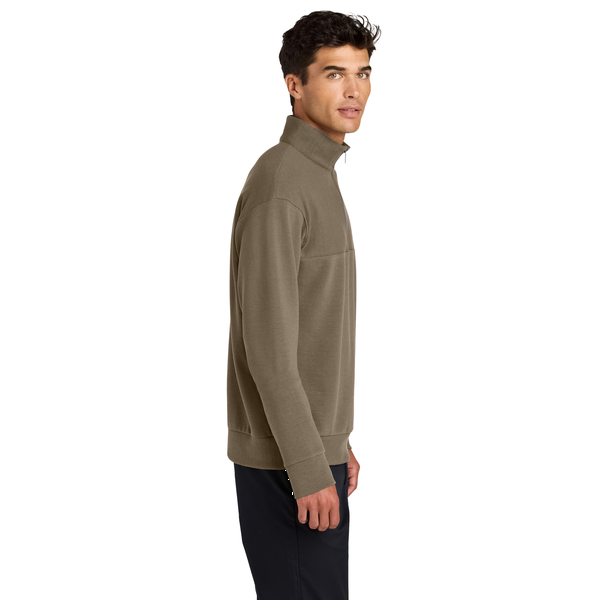 MERCER+METTLE™ Linear Texture Tri-Blend Men's 1/4 Zip