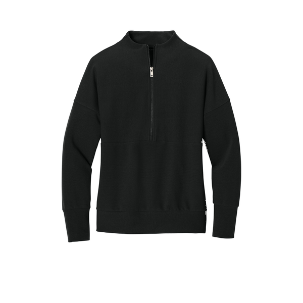 MERCER+METTLE™ Linear Texture Tri-Blend Ladies' 1/4 Zip