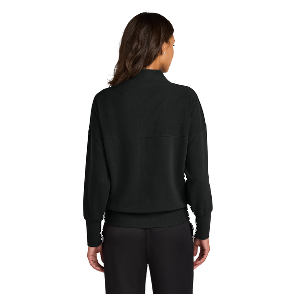 MERCER+METTLE™ Linear Texture Tri-Blend Ladies' 1/4 Zip