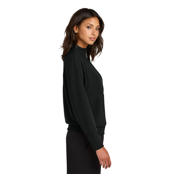 MERCER+METTLE™ Linear Texture Tri-Blend Ladies' 1/4 Zip