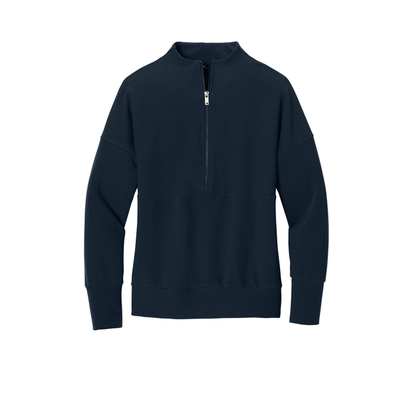 MERCER+METTLE™ Linear Texture Tri-Blend Ladies' 1/4 Zip