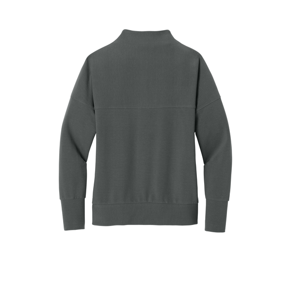 MERCER+METTLE™ Linear Texture Tri-Blend Ladies' 1/4 Zip