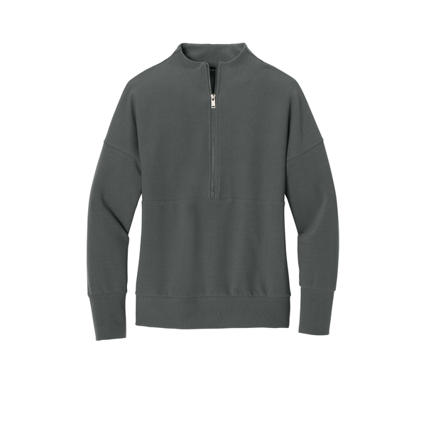 MERCER+METTLE™ Linear Texture Tri-Blend Ladies' 1/4 Zip