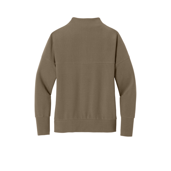 MERCER+METTLE™ Linear Texture Tri-Blend Ladies' 1/4 Zip