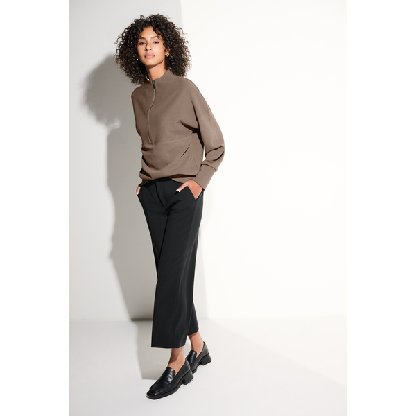 MERCER+METTLE™ Linear Texture Tri-Blend Ladies' 1/4 Zip