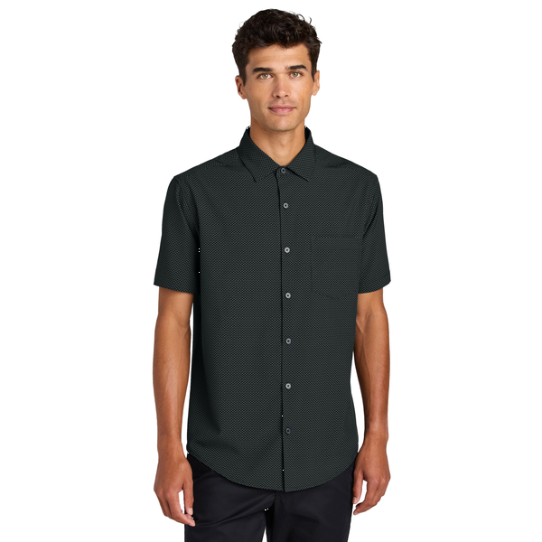 MERCER+METTLE™ Short Sleeve UV Tri-Blend Capital Tech Men's Shirt