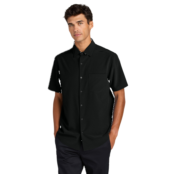 MERCER+METTLE™ Short Sleeve UV Tri-Blend Capital Tech Men's Shirt