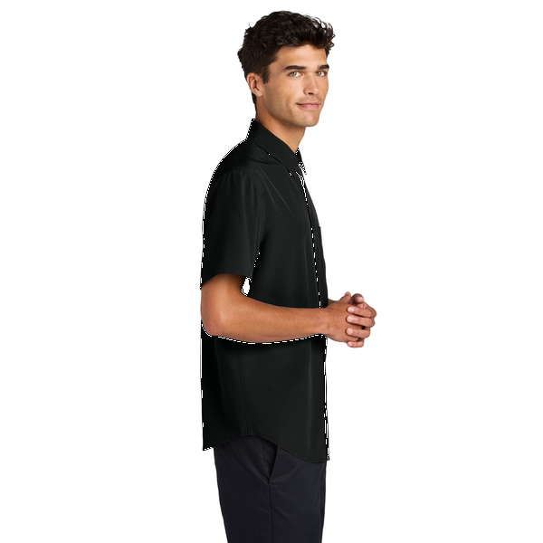 MERCER+METTLE™ Short Sleeve UV Tri-Blend Capital Tech Men's Shirt
