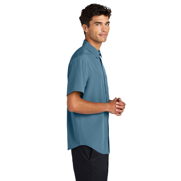 MERCER+METTLE™ Short Sleeve UV Tri-Blend Capital Tech Men's Shirt