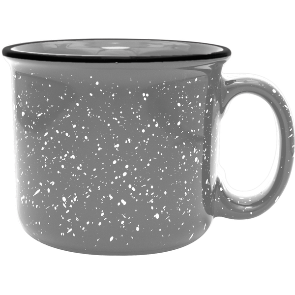 Speckled Ceramic Camper Mug, 14oz.