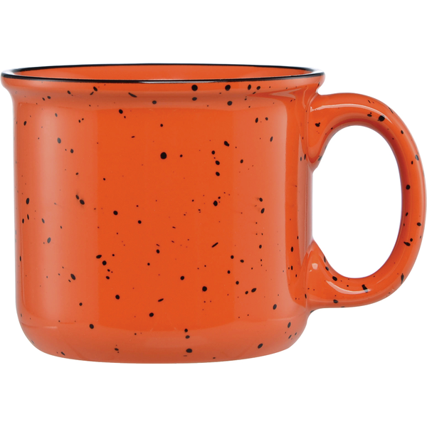 Speckled Ceramic Camper Mug, 14oz.