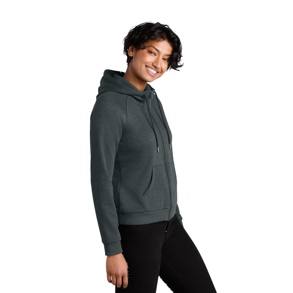 Allmade® Organic CVC Fleece Ladies' Full-Zip Hoodie